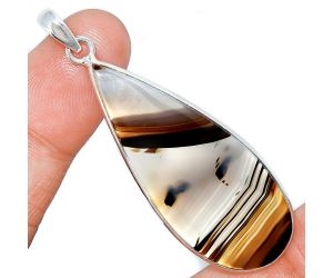 Montana Agate Pendant SDP153627 P-1001, 18x46 mm