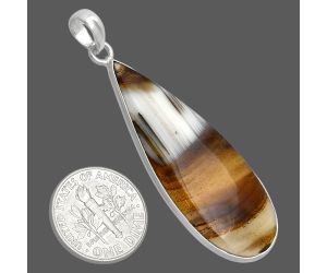 Montana Agate Pendant SDP153633 P-1001, 17x43 mm