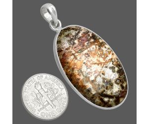 Leopard Skin Jasper Pendant SDP153638 P-1001, 22x34 mm