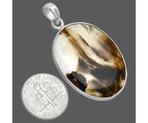 Montana Agate Pendant SDP153642 P-1001, 24x31 mm