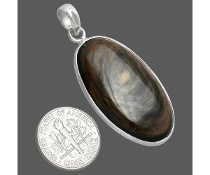 Hypersthene Pendant SDP153644 P-1001, 19x33 mm