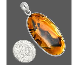 Montana Agate Pendant SDP153646 P-1001, 21x36 mm