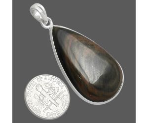 Hypersthene Pendant SDP153656 P-1001, 20x35 mm