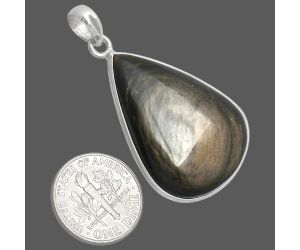 Hypersthene Pendant SDP153658 P-1001, 23x32 mm