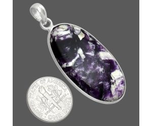 Kammererite Pendant SDP153660 P-1001, 19x36 mm