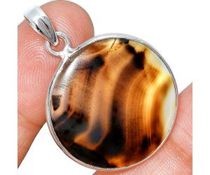 Montana Agate Pendant SDP153664 P-1001, 26x26 mm