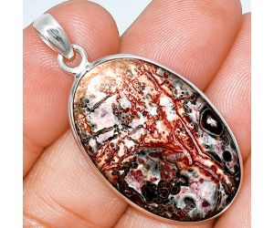 Leopard Skin Jasper Pendant SDP153669 P-1001, 20x33 mm