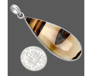 Montana Agate Pendant SDP153679 P-1001, 19x44 mm