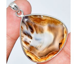 Montana Agate Pendant SDP153680 P-1001, 29x30 mm