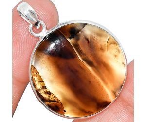 Montana Agate Pendant SDP153681 P-1001, 27x27 mm