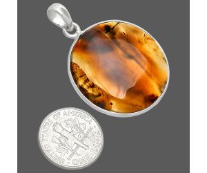 Montana Agate Pendant SDP153681 P-1001, 27x27 mm