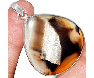 Montana Agate Pendant SDP153687 P-1001, 31x35 mm