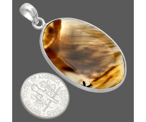 Montana Agate Pendant SDP153689 P-1001, 24x33 mm