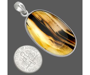 Montana Agate Pendant SDP153698 P-1001, 22x34 mm