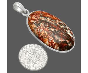 Leopard Skin Jasper Pendant SDP153721 P-1001, 19x33 mm