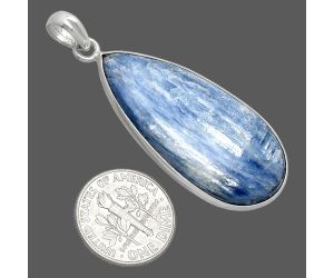 Blue Kyanite Pendant SDP153727 P-1001, 18x38 mm