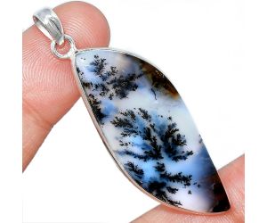 Robinson Ranch Plume Agate Pendant SDP153734 P-1001, 17x45 mm