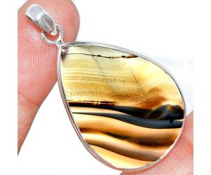 Montana Agate Pendant SDP153735 P-1001, 23x34 mm