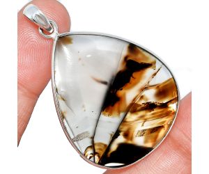 Montana Agate Pendant SDP153746 P-1001, 31x38 mm