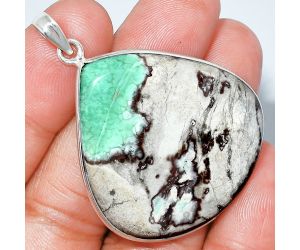 Utah Variscite Pendant SDP153750 P-1001, 35x38 mm