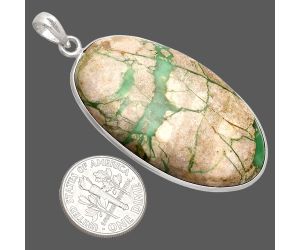 Utah Variscite Pendant SDP153753 P-1001, 25x44 mm