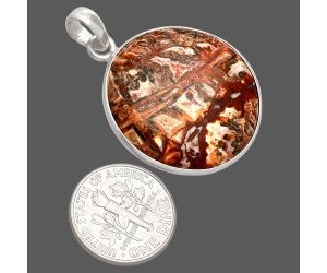 Leopard Skin Jasper Pendant SDP153755 P-1001, 26x26 mm