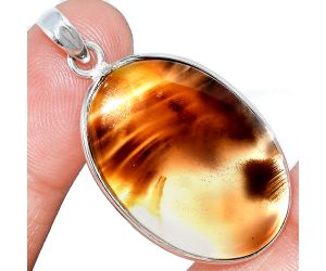 Montana Agate Pendant SDP153758 P-1001, 21x31 mm