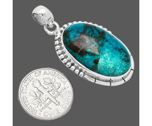 Shattuckite Pendant SDP153772 P-1058, 15x24 mm