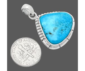 Natural Rare Turquoise Nevada Aztec Mt Pendant SDP153773 P-1058, 19x22 mm