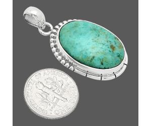 Royston Ribbon Turquoise Pendant SDP153774 P-1058, 16x22 mm