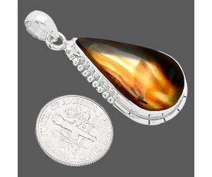 Montana Agate Pendant SDP153786 P-1058, 15x27 mm