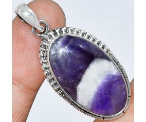 Chevron Amethyst Pendant SDP153798 P-1058, 15x27 mm