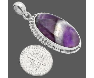 Chevron Amethyst Pendant SDP153798 P-1058, 15x27 mm