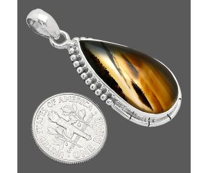 Montana Agate Pendant SDP153801 P-1058, 14x26 mm