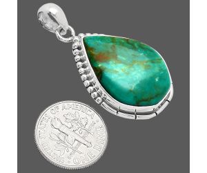 Natural Rare Turquoise Nevada Aztec Mt Pendant SDP153804 P-1058, 17x24 mm