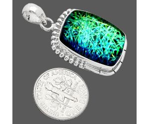 Dichroic Glass Pendant SDP153820 P-1058, 15x20 mm