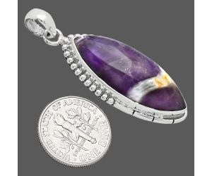 Chevron Amethyst Pendant SDP153824 P-1058, 12x31 mm