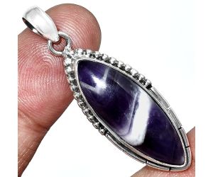 Chevron Amethyst Pendant SDP153839 P-1058, 10x28 mm