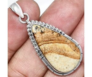 Picture Jasper Pendant SDP153841 P-1058, 15x27 mm