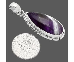 Chevron Amethyst Pendant SDP153850 P-1058, 11x25 mm