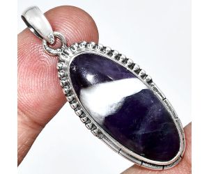 Chevron Amethyst Pendant SDP153852 P-1058, 12x28 mm