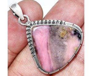 Rhodonite Pendant SDP153855 P-1058, 21x23 mm