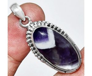 Chevron Amethyst Pendant SDP153858 P-1058, 12x23 mm