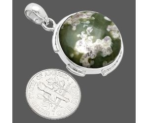 Peace Jade Pendant SDP153868 P-1072, 21x21 mm