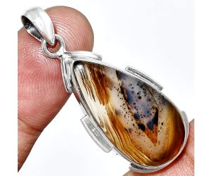 Montana Agate Pendant SDP153869 P-1072, 14x28 mm