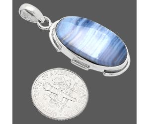 Blue Lace Agate Pendant SDP153872 P-1072, 13x24 mm