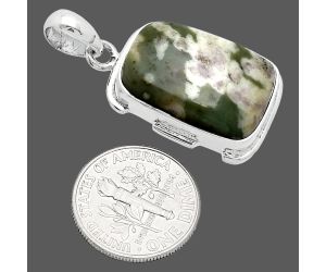 Peace Jade Pendant SDP153873 P-1072, 15x21 mm