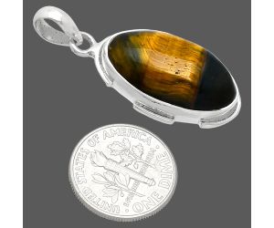 Tiger Eye Pendant SDP153879 P-1072, 13x23 mm