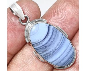 Blue Lace Agate Pendant SDP153880 P-1072, 14x24 mm