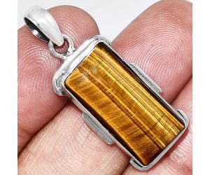 Tiger Eye Pendant SDP153885 P-1072, 11x23 mm